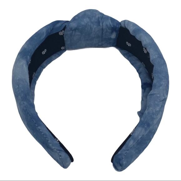 Lele Sadoughi Atlantic Blue Tie-Dye Knotted Headband New main image 4
